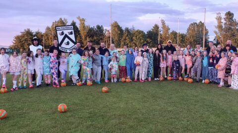 Pyjama party at the pitch 15.6.24